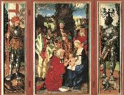 BALDUNG GRIEN, Hans Adoration of the Magi oil on canvas